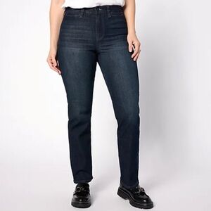 NWT Liverpool LVPL Sadie High Rise Straight Leg Jeans  in Darcy Wash
